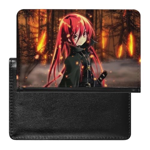 NYKVTG Reisepass Hülle Anime-Mädchen Passhülle Reisepassetui Reisezubehör Passport Holder Für Damen Herren von NYKVTG