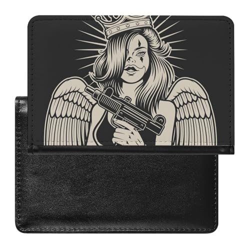 NYKVTG Reisepass Hülle Cooles Mädchen Passhülle Reisepassetui Reisezubehör Passport Holder Für Damen Herren von NYKVTG