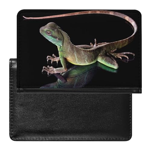 NYKVTG Reisepass Hülle Eidechse Passhülle Reisepassetui Reisezubehör Passport Holder Für Damen Herren von NYKVTG