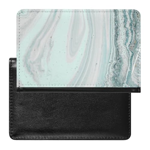 NYKVTG Reisepass Hülle Grüner Marmor Passhülle Reisepassetui Reisezubehör Passport Holder Für Damen Herren von NYKVTG