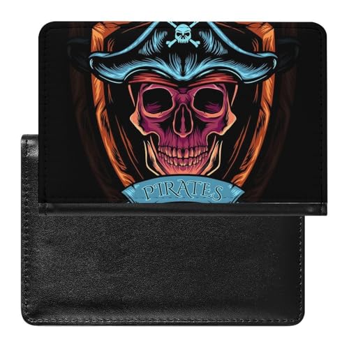 NYKVTG Reisepass Hülle Hut Totenkopf Passhülle Reisepassetui Reisezubehör Passport Holder Für Damen Herren NYKVTG Reisepass Hülle Hut Totenkopf Passhülle Reisepassetui Reisezubehör Passport Holder Für Damen Herren von NYKVTG