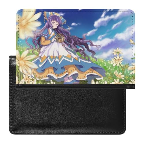 NYKVTG Reisepass Hülle Lila Rock Mädchen Passhülle Reisepassetui Reisezubehör Passport Holder Für Damen Herren von NYKVTG