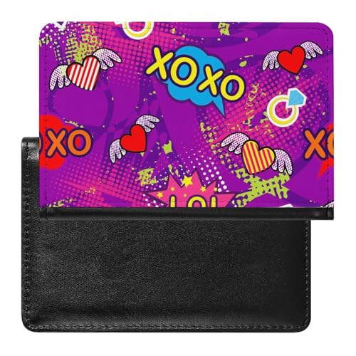 NYKVTG Reisepass Hülle Mädchen Und Junge Passhülle Reisepassetui Reisezubehör Passport Holder Für Damen Herren von NYKVTG