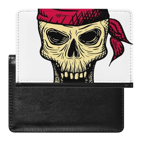 NYKVTG Reisepass Hülle Roter Schal Totenkopf Passhülle Reisepassetui Reisezubehör Passport Holder Für Damen Herren NYKVTG Reisepass Hülle Roter Schal Totenkopf Passhülle Reisepassetui Reisezubehör Passport Holder Für Damen Herren von NYKVTG