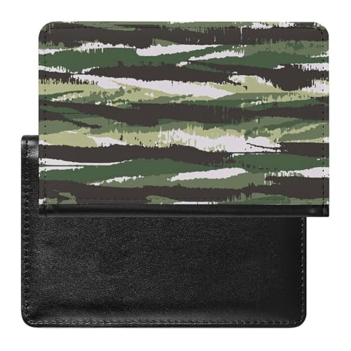 NYKVTG Reisepass Hülle Tarnung Passhülle Reisepassetui Reisezubehör Passport Holder Für Damen Herren von NYKVTG