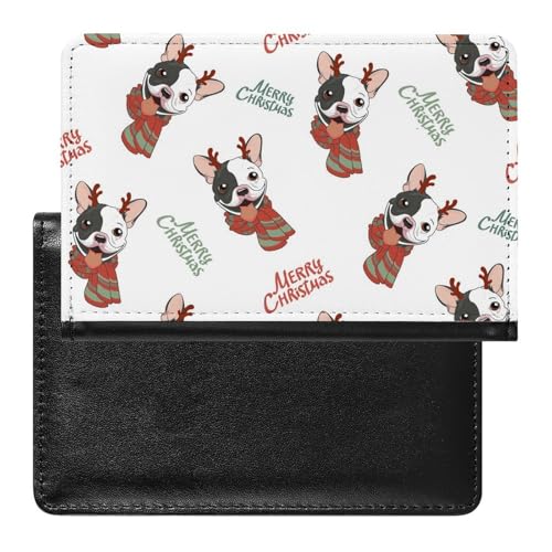 NYKVTG Reisepass Hülle Weihnachten Passhülle Reisepassetui Reisezubehör Passport Holder Für Damen Herren von NYKVTG