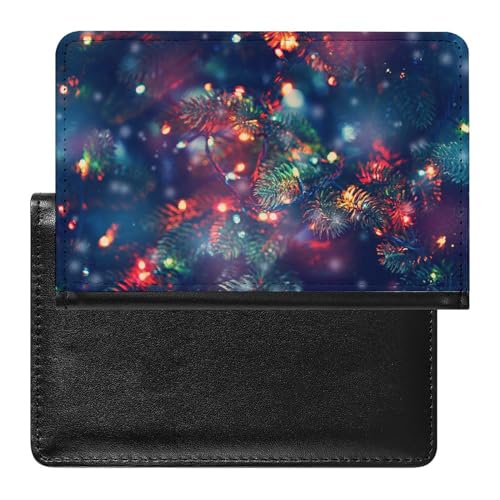 NYKVTG Reisepass Hülle Weihnachten Passhülle Reisepassetui Reisezubehör Passport Holder Für Damen Herren von NYKVTG