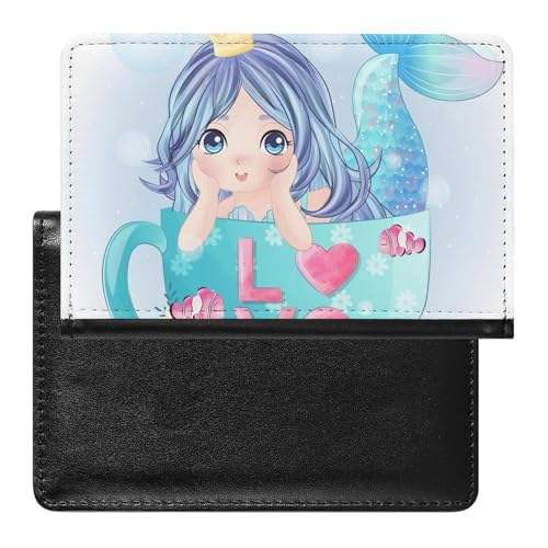 NYKVTG Reisepasshülle Becher Meerjungfrau Reisepass Schutzhülle Geldbörsen Für Kreditkarten Ausweis Reisedokumente NYKVTG Reisepasshülle Becher Meerjungfrau Reisepass Schutzhülle Geldbörsen Für Kreditkarten Ausweis Reisedokumente von NYKVTG