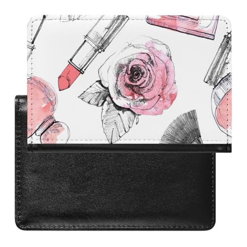 NYKVTG Reisepasshülle Blumen Lippenstift Reisepass Tasche Reise Gadget Impfpass Hülle Für Damen Herren NYKVTG Reisepasshülle Blumen Lippenstift Reisepass Tasche Reise Gadget Impfpass Hülle Für Damen Herren von NYKVTG