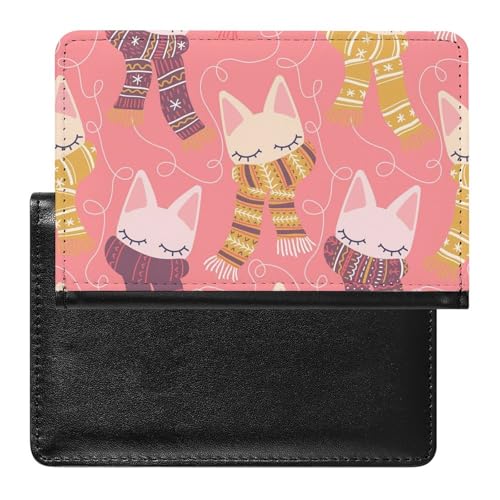 NYKVTG Reisepasshülle Cartoon-Schal-Katze Reisepass Tasche Reise Gadget Impfpass Hülle Für Damen Herren NYKVTG Reisepasshülle Cartoon-Schal-Katze Reisepass Tasche Reise Gadget Impfpass Hülle Für Damen Herren von NYKVTG