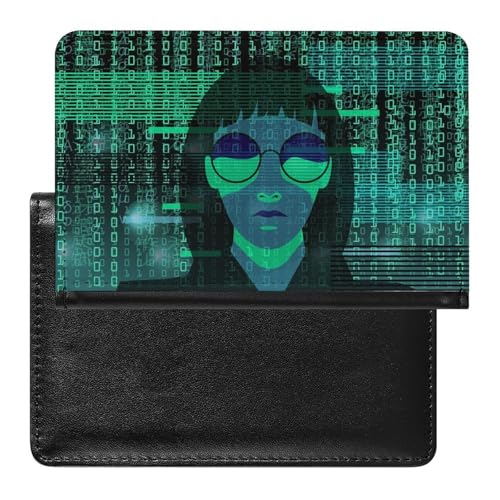 NYKVTG Reisepasshülle Cooles Mädchen Reisepass Schutzhülle Geldbörsen Für Kreditkarten Ausweis Reisedokumente von NYKVTG