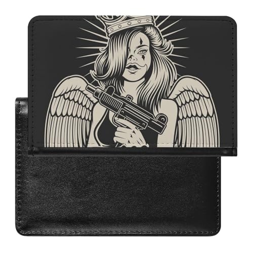 NYKVTG Reisepasshülle Cooles Mädchen Reisepass Tasche Reise Gadget Impfpass Hülle Für Damen Herren von NYKVTG