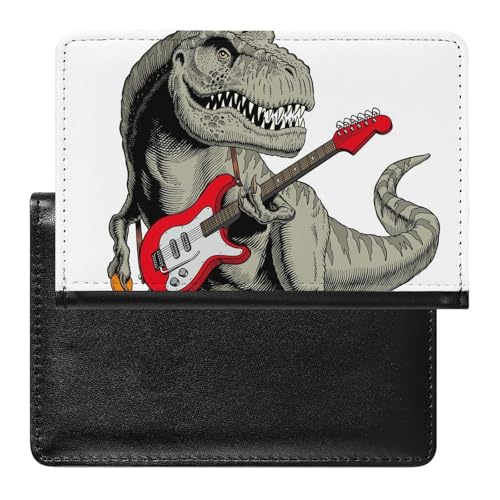 NYKVTG Reisepasshülle Dinosaurier Reisepass Schutzhülle Geldbörsen Für Kreditkarten Ausweis Reisedokumente von NYKVTG