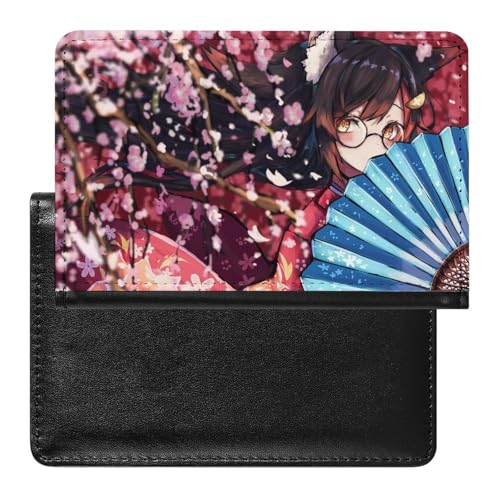 NYKVTG Reisepasshülle Fächer Mädchen Reisepass Schutzhülle Geldbörsen Für Kreditkarten Ausweis Reisedokumente von NYKVTG