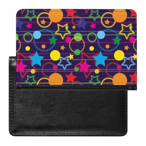 NYKVTG Reisepasshülle Galaxie-Kreis Reisepass Tasche Reise Gadget Impfpass Hülle Für Damen Herren von NYKVTG