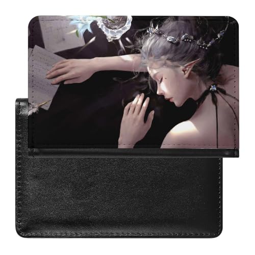 NYKVTG Reisepasshülle Mädchen Elf Reisepass Tasche Reise Gadget Impfpass Hülle Für Damen Herren von NYKVTG