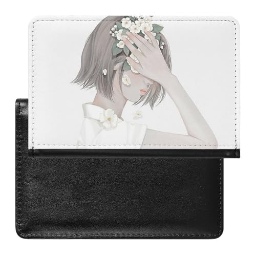 NYKVTG Reisepasshülle Mädchen Reisepass Schutzhülle Geldbörsen Für Kreditkarten Ausweis Reisedokumente von NYKVTG