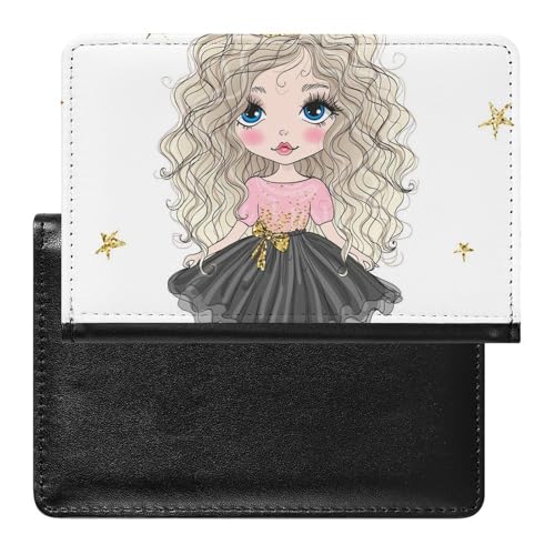 NYKVTG Reisepasshülle Mädchen Reisepass Schutzhülle Geldbörsen Für Kreditkarten Ausweis Reisedokumente von NYKVTG