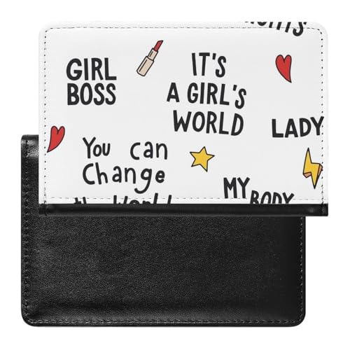 NYKVTG Reisepasshülle Mädchen Reisepass Tasche Reise Gadget Impfpass Hülle Für Damen Herren von NYKVTG
