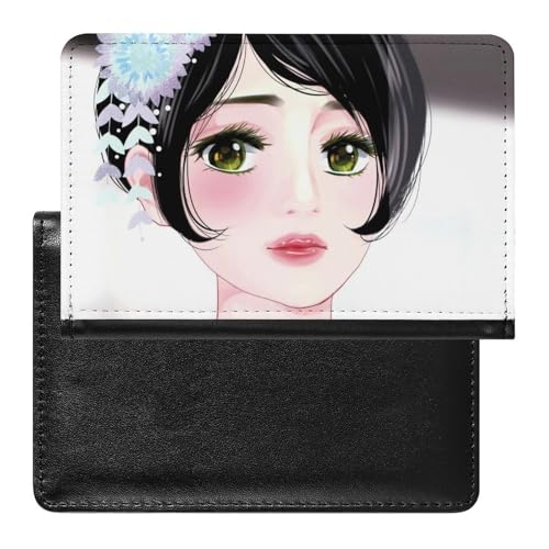 NYKVTG Reisepasshülle Mädchen Sanft Reisepass Schutzhülle Geldbörsen Für Kreditkarten Ausweis Reisedokumente von NYKVTG