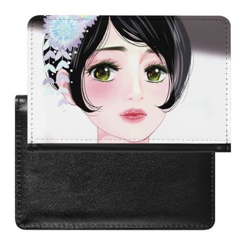 NYKVTG Reisepasshülle Mädchen Sanft Reisepass Tasche Reise Gadget Impfpass Hülle Für Damen Herren von NYKVTG