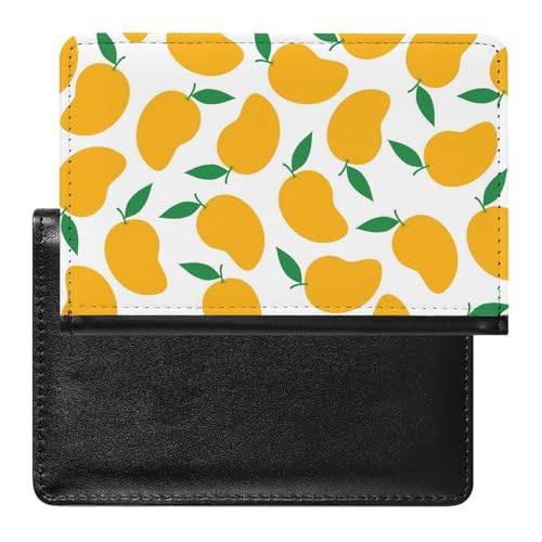 NYKVTG Reisepasshülle Mango Reisepass Tasche Reise Gadget Impfpass Hülle Für Damen Herren von NYKVTG