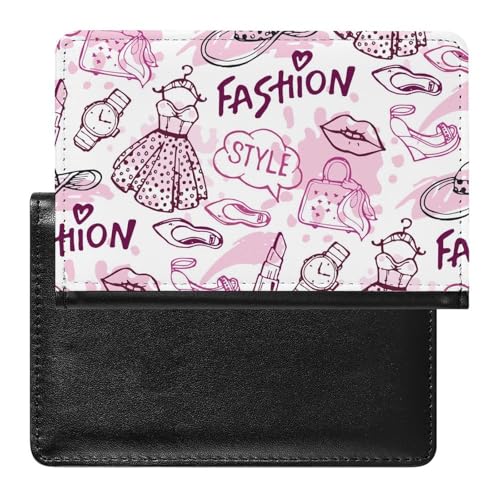 NYKVTG Reisepasshülle Modische Reisepass Tasche Reise Gadget Impfpass Hülle Für Damen Herren von NYKVTG