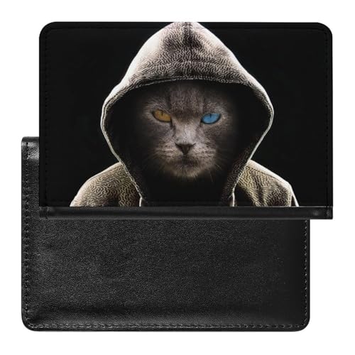 NYKVTG Reisepasshülle Pullover-Katze Reisepass Tasche Reise Gadget Impfpass Hülle Für Damen Herren von NYKVTG