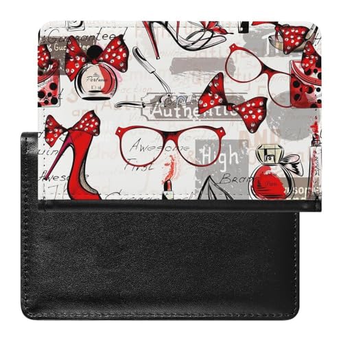 NYKVTG Reisepasshülle Rote High Heels Reisepass Tasche Reise Gadget Impfpass Hülle Für Damen Herren NYKVTG Reisepasshülle Rote High Heels Reisepass Tasche Reise Gadget Impfpass Hülle Für Damen Herren von NYKVTG
