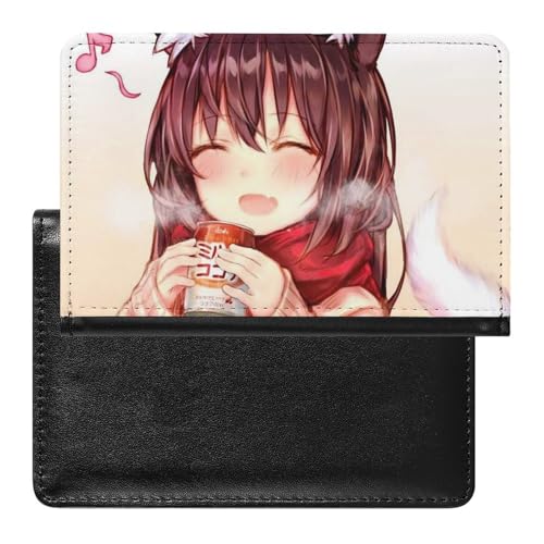 NYKVTG Reisepasshülle Süßes Mädchen Reisepass Schutzhülle Geldbörsen Für Kreditkarten Ausweis Reisedokumente von NYKVTG