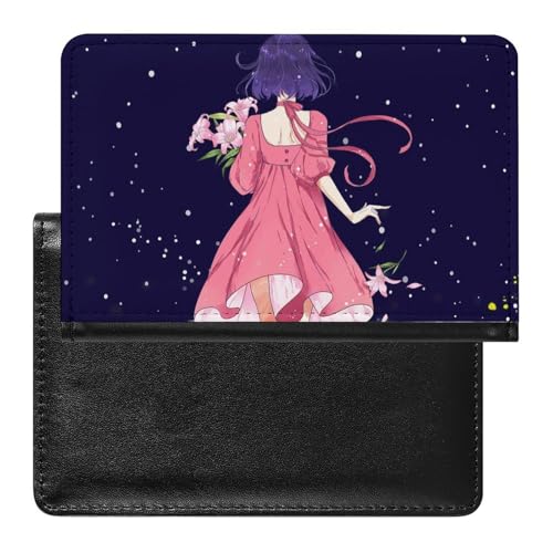 NYKVTG Reisepasshülle Verträumtes Mädchen Reisepass Schutzhülle Geldbörsen Für Kreditkarten Ausweis Reisedokumente von NYKVTG