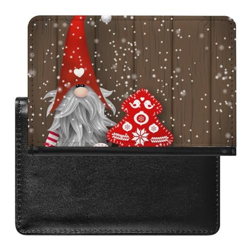 NYKVTG Reisepasshülle Weihnachten Reisepass Tasche Reise Gadget Impfpass Hülle Für Damen Herren von NYKVTG