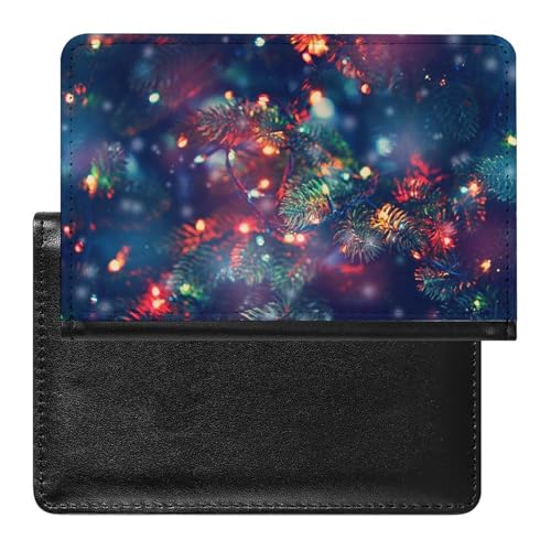 NYKVTG Reisepasshülle Weihnachten Reisepass Tasche Reise Gadget Impfpass Hülle Für Damen Herren von NYKVTG