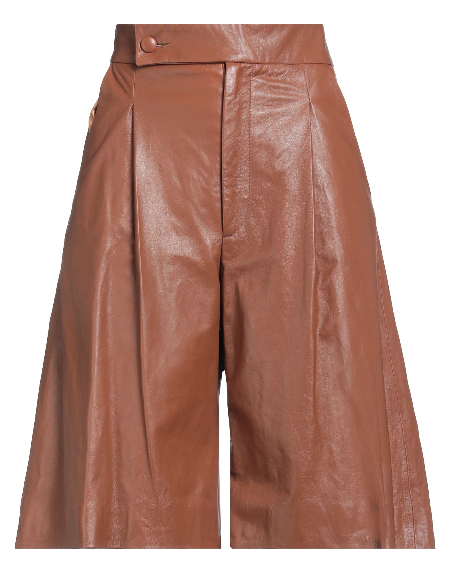 NYNNE Cropped-hosen Damen Lederfarben von NYNNE