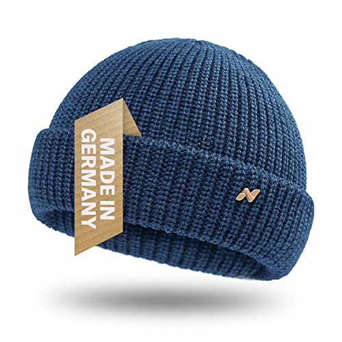 NYTTED® Troyer Mütze Damen & Herren - Made in Germany - Fisherman Beanie aus 100% feinster Schurwolle I Winter Mütze Herren I Troyer Damen Troyer Herren I Fischermütze Herren von NYTTED