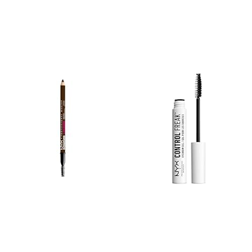 Bundle of NYX Professional Makeup Augenbrauenstift, Powder Louder Brow Pencil, Farbton: Espresso + NYX Professional Makeup Augenbrauengel, Control Freak Eyebrow Gel, Ohne Kleben oder Bröckeln, 10 ml Bundle of NYX Professional Makeup Augenbrauenstift, Powder Louder Brow Pencil, Farbton: Espresso + NYX Professional Makeup Augenbrauengel, Control Freak Eyebrow Gel, Ohne Kleben oder Bröckeln, 10 ml von NYX PROFESSIONAL MAKEUP