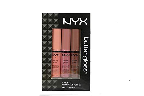 NYX Butter Lip Gloss Set 5 (Creme Brulee, Angel Food Cake and Ginger Snap) von NYX