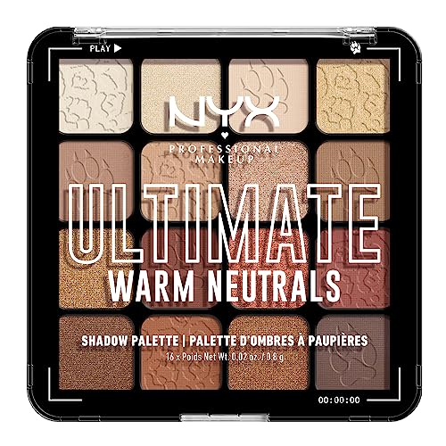 NYX PROFESSIONAL MAKEUP, Ultimate Shadow Palette, Lidschatten-Palette - Warm Neutrals von NYX PROFESSIONAL MAKEUP