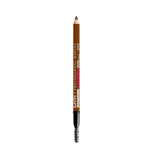 NYX Professional Makeup Augenbrauenstift, Powder Louder Brow Pencil, Mit voluminisierendem Mikrofiber für voller aussehende Augenbrauen, Vegane Formel, Farbton: Auburn von NYX PROFESSIONAL MAKEUP