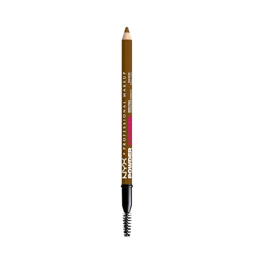 NYX Professional Makeup Augenbrauenstift, Powder Louder Brow Pencil, Mit voluminisierendem Mikrofiber für voller aussehende Augenbrauen, Vegane Formel, Farbton: Blonde von NYX PROFESSIONAL MAKEUP