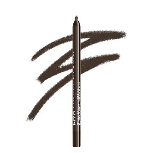 NYX Professional Makeup Epic Wear Semi-Perm Graphic Liner Sticks – wasserfeste Eyeliner mit ultra-intensiven Farben, 36h Halt, mattes & metallic Finish, Deepest Brown von NYX PROFESSIONAL MAKEUP