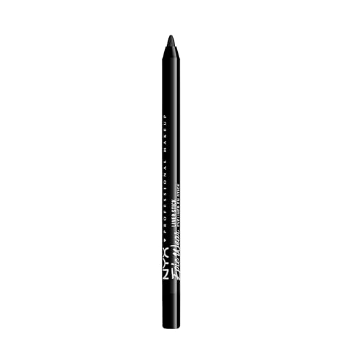 NYX Professional Makeup Epic Wear Semi-Perm Graphic Liner Sticks – wasserfeste Eyeliner mit ultra-intensiven Farben, 36h Halt, mattes & metallic Finish, Pitch Black von NYX PROFESSIONAL MAKEUP
