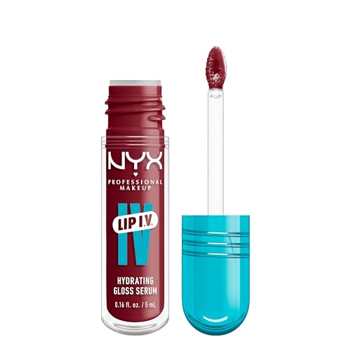 NYX Professional Makeup Feuchtigkeitsspendender Lipgloss und Lip Stain, Bis zu 12 Stunden Pflege, Lip IV Hydrating Gloss Stain, Farbe: Blush Rush von NYX PROFESSIONAL MAKEUP