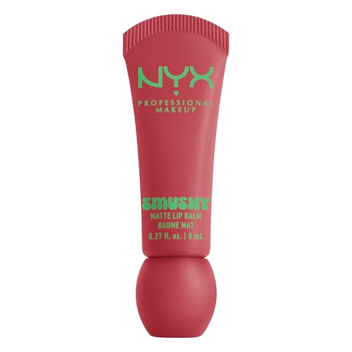 NYX Professional Makeup Lip Balm, matte, aufbaubare Farbe, angenehmes Tragegefühl, einzigartiger, süßer Duft, Smushy Matte Lip Balm, Snuggle SZN von NYX PROFESSIONAL MAKEUP
