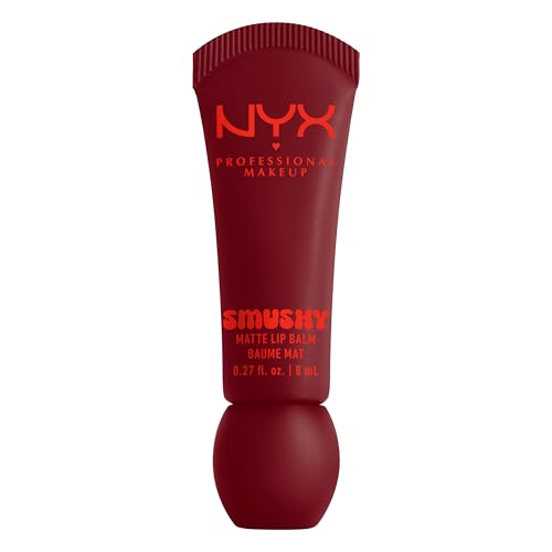 NYX Professional Makeup Lip Balm, matte, aufbaubare Farbe, angenehmes Tragegefühl, einzigartiger, süßer Duft, Smushy Matte Lip Balm, Swipe 2 Smooth von NYX PROFESSIONAL MAKEUP