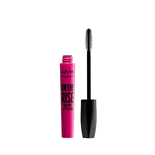 NYX Professional Makeup On the Rise Volume Liftscara, Wimperntusche für sofort geliftete Wimpern und Volumen, 10 ml, Farbe: Extreme Black von NYX PROFESSIONAL MAKEUP