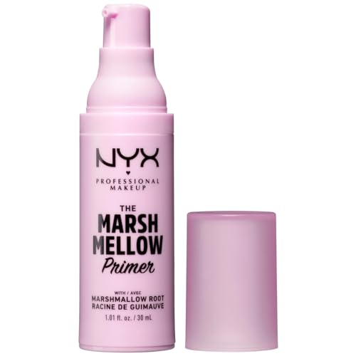 NYX Professional Makeup Primer Set, The Marshmellow, Basis, Vegane Formel, Vielseitiger für einen gleichmäßigen Teint, 2-teiliges mit normaler (30 ml) und Mini-Größe (8 ml) von NYX PROFESSIONAL MAKEUP