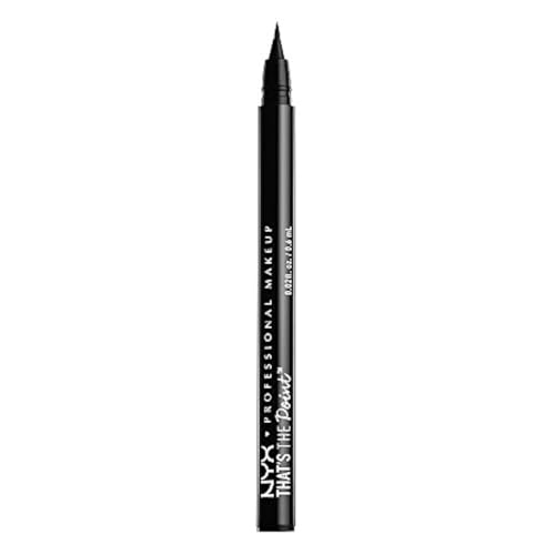 NYX Professional Makeup That’s The Point Eyeliner - Eyeliner-Kollektion mit 7 tiefschwarzen Stiften, verschiedene Applikatoren, 0, 6 ml, Hella Fine von NYX PROFESSIONAL MAKEUP
