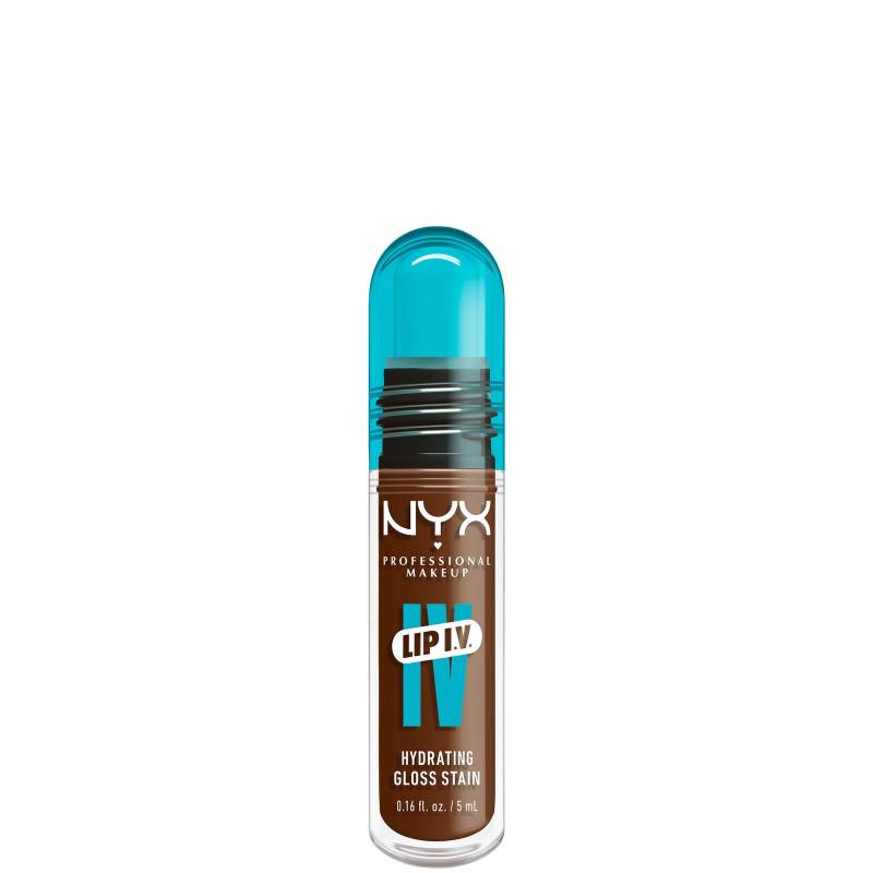 NYX Professional Make Lip IV Hydrating Gloss Stain (Various Shades) - Cocoa Quench! von NYX Professional Makeup