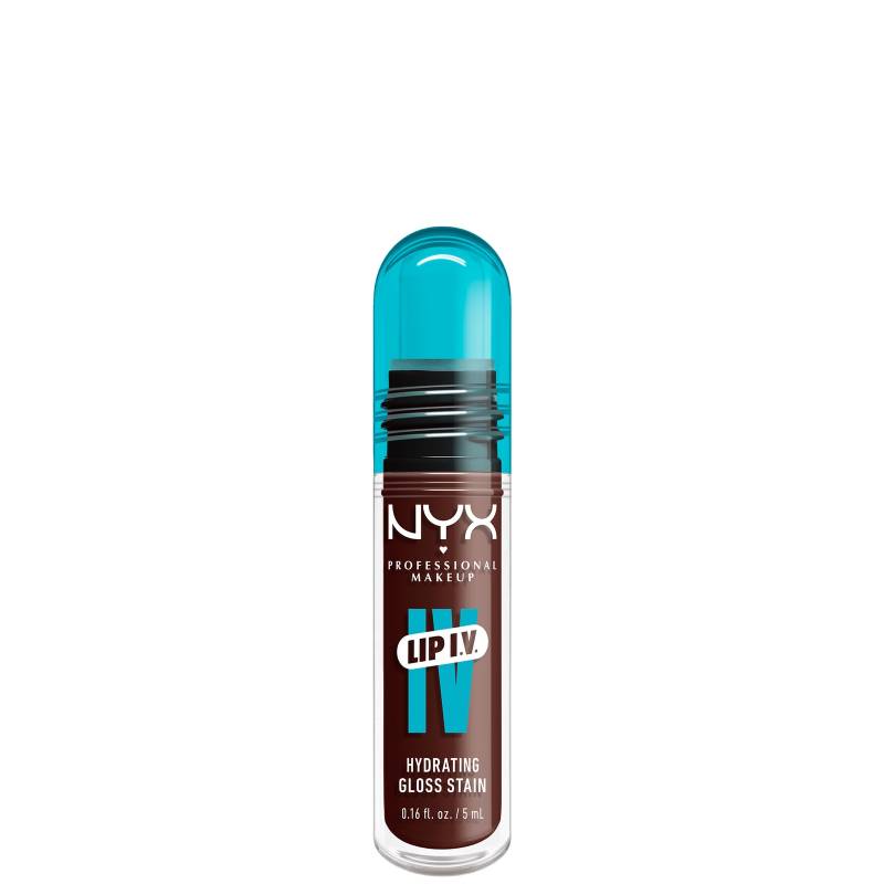 NYX Professional Make Lip IV Hydrating Gloss Stain (Various Shades) -  Mocha Me Wet von NYX Professional Makeup